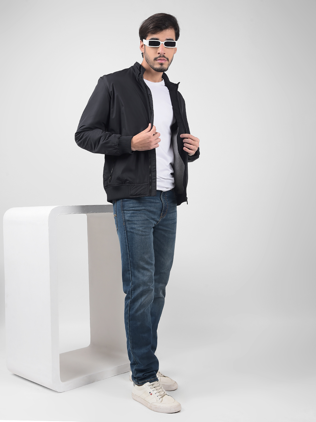 Numero Uno Men Solid Black Jacket